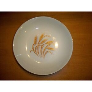 Vintage 1950's Homer Laughlin Golden Wheat Soup Salad Bowl 7 1/2"‎